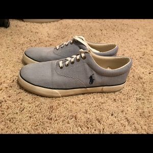 Pin striped polo shoes